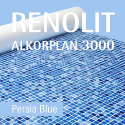 Dekoratyvinė PVC baseino danga Alkorplan 3000 | Persia Blue