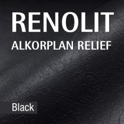 Baseino PVC danga Alkorplan RELIEF | Black