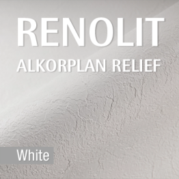 Baseino PVC danga Alkorplan RELIEF | White