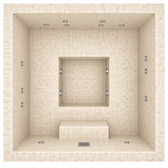 SPA baseinas Tiled 220