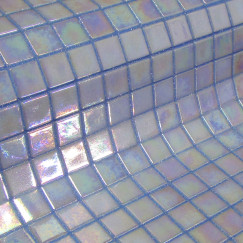 Fosfo Blue Iridescent mozaikos plytelės baseinui