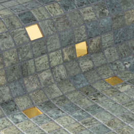 Bali Stone Gold mozaikos plytelės baseinui
