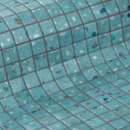Terrazzo Teal mozaikos plytelės baseinui