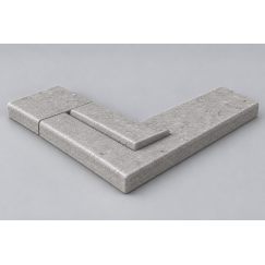 Iconic Grey EEP Ergo Plus išorinio kampo baseino borto detalė (1 vnt.)