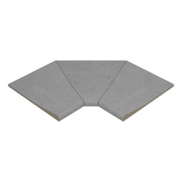 Iconic Grey SI3 vidinio kampo baseino borto plytelės (1 vnt.)