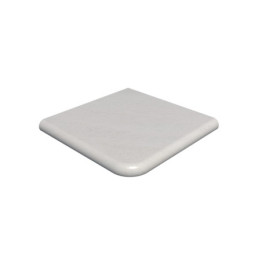 Iconic White DS1 išorinio kampo baseino borto plytelės (3 vnt.)