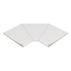 Iconic White SI3 vidinio kampo baseino borto plytelės (1 vnt.)