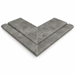 ROSA GRES Mistery Blue Stone 665 – „Prestige“ išorinio kampo plytelė (1 vnt.)