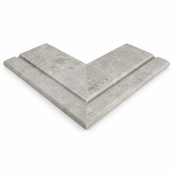 ROSA GRES Mistery Grey 665 – „Prestige“ išorinio kampo plytelė (1 vnt.)