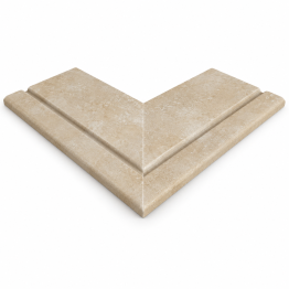 ROSA GRES Mistery Sand 665 – „Prestige“ išorinio kampo plytelė (1 vnt.)