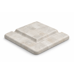 ROSA GRES Mistery White E65 – „Prestige“ baseino borto detalės (3 vnt.)
