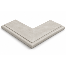 ROSA GRES Sophy Grey 665 – „Prestige“ išorinio kampo plytelė (1 vnt.)