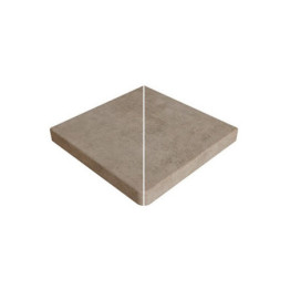 Stela White DL2 išorinio kampo baseino borto plytelės (3 vnt.)