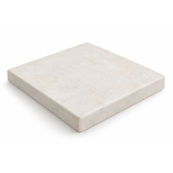 Iconic White DL1 išorinio kampo baseino borto plytelės (3 vnt.)