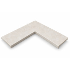 Iconic White E98 kampinės baseino borto plytelės (1 vnt.)