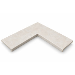 Iconic White E98 kampinės baseino borto plytelės (1 vnt.)