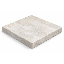 Pietro White DL1 išorinio kampo baseino borto plytelės (3 vnt.)