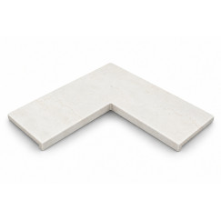 Sophy White E98 kampinės baseino borto plytelės (1 vnt.)