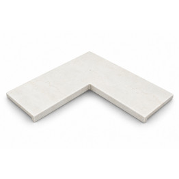 Sophy White E98 kampinės baseino borto plytelės (1 vnt.)