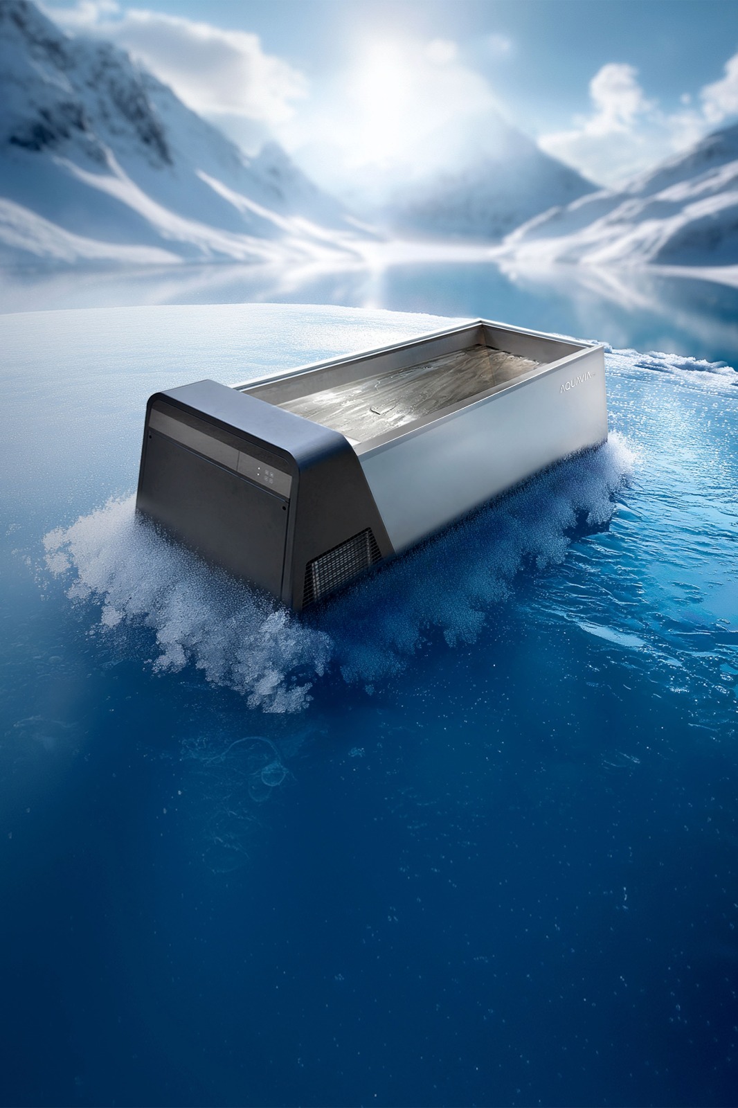 Šalčio terapija su Aquavia Cold Plunge