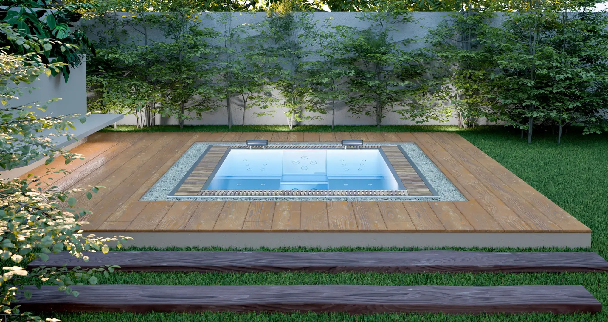 Aquavia Lineon SPA baseinas poilsio erdvėje