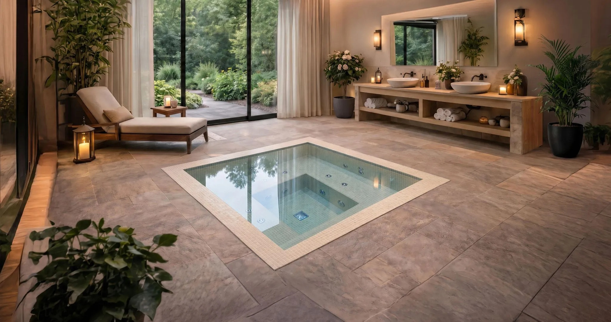 Aquavia Tiled 220 mozaikinis SPA baseinas